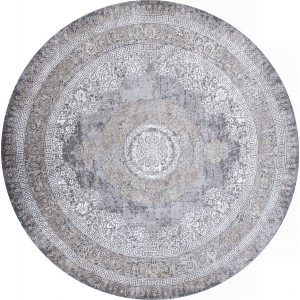 Ковер Armina 04073C GREY / BROWN Круг